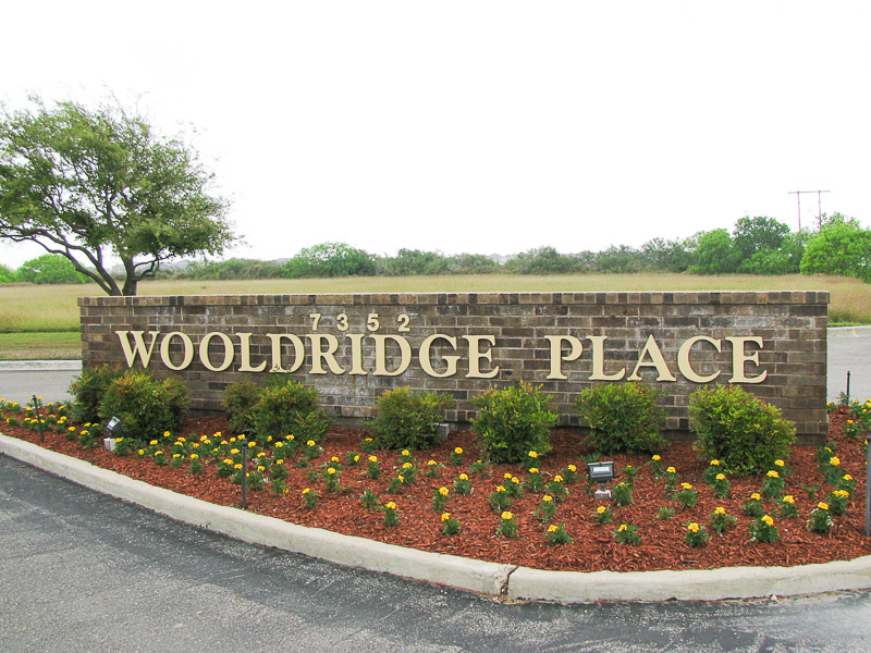 Wooldridge Place Entrance Sign